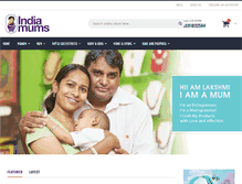 Tablet Screenshot of indiamums.com